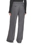 Back View - Click To Enlarge - KITON - Drawstring Cashmere Blend Wide Leg Pants