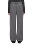 Main View - Click To Enlarge - KITON - Drawstring Cashmere Blend Wide Leg Pants