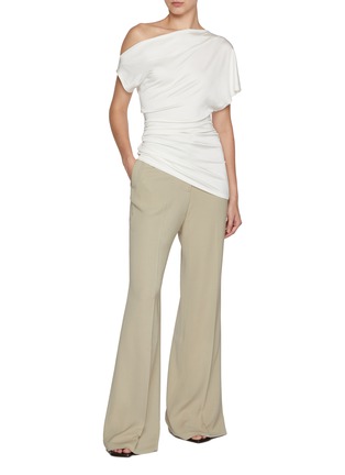 Figure View - Click To Enlarge - TOVE - Edel Draped Asymmetrical Top