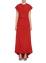 Main View - Click To Enlarge - TOVE - Nevaeh Cap Sleeve Silk Blend Maxi Dress