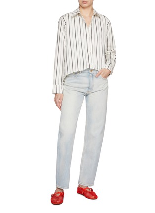 Figure View - Click To Enlarge - TOVE - Kobe Light Wash Cotton Jeans