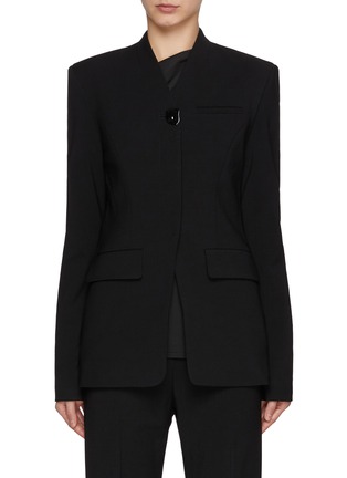 Main View - Click To Enlarge - TOVE - Selena V-Neck Fitted Blazer