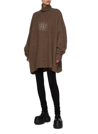 Figure View - Click To Enlarge - RICK OWENS  - Studded Sphere Jumbo Top