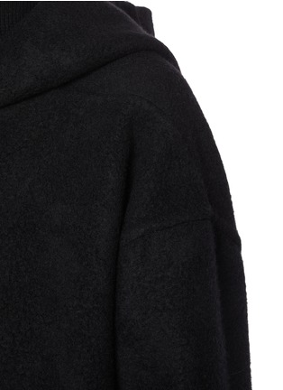  - RICK OWENS  - Hooded Cashmere Robe Coat