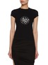 RICK OWENS  Studded Sphere Baby Level Cotton T-Shirt