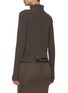 Back View - Click To Enlarge - RICK OWENS  - Ribbed Cashmere Wool Sweater