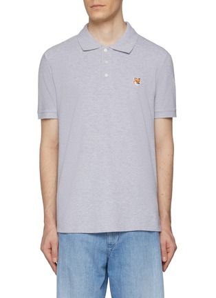 Main View - Click To Enlarge - MAISON KITSUNÉ - Fox Head Patch Cotton Polo Shirt