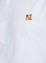  - MAISON KITSUNÉ - Buttoned Down Mini Fox Head Cotton Shirt