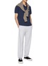 Figure View - Click To Enlarge - MAISON KITSUNÉ - Fox Head Cotton Polo Shirt