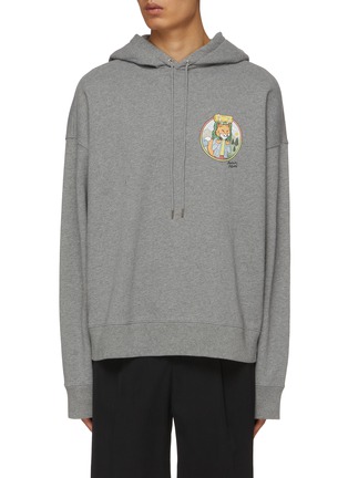 Main View - Click To Enlarge - MAISON KITSUNÉ - Oversized Rambling Fox Cotton Hoodie