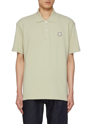 Main View - Click To Enlarge - MAISON KITSUNÉ - Bold Fox Head Cotton Polo Shirt