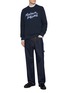 Figure View - Click To Enlarge - MAISON KITSUNÉ - Handwriting Logo Cotton Sweater