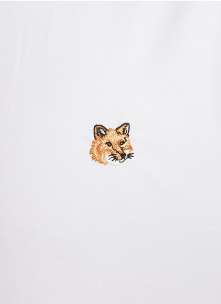  - MAISON KITSUNÉ - Buttoned Down Mini Fox Head Cotton Shirt