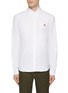 Main View - Click To Enlarge - MAISON KITSUNÉ - Buttoned Down Mini Fox Head Cotton Shirt