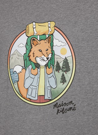  - MAISON KITSUNÉ - Rambling Fox Cotton T-Shirt