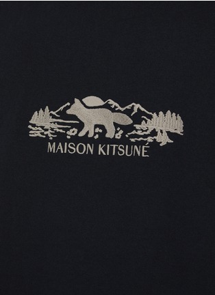  - MAISON KITSUNÉ - Outdoor Profile Fox Cotton T-Shirt