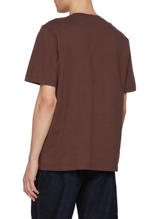 Back View - Click To Enlarge - MAISON KITSUNÉ - Bold Fox Head Patch Comfort Cotton T-shirt