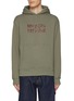 Main View - Click To Enlarge - MAISON KITSUNÉ - Woodland Alphabet Embroidery Cotton Hoodie