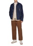 Figure View - Click To Enlarge - MAISON KITSUNÉ - Fox Patch Denim Trucker Jacket