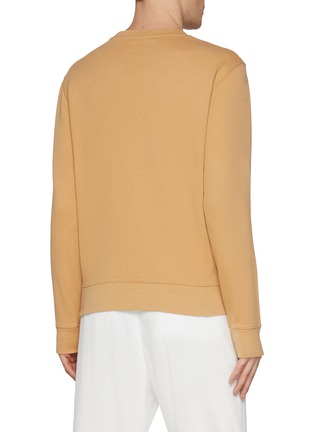 Back View - Click To Enlarge - MAISON KITSUNÉ - Chillax Patch Cotton Sweater