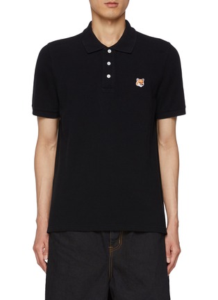 Main View - Click To Enlarge - MAISON KITSUNÉ - Fox Head Cotton Polo Shirt