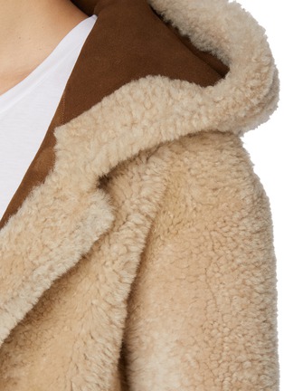  - NOUR HAMMOUR - Cooper Hooded Lamb Fur Jacket