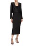 Figure View - Click To Enlarge - ROLAND MOURET - Cropped Taffeta Jacket