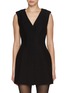 Main View - Click To Enlarge - ROLAND MOURET - Sleeveless Crepe Blazer Dress