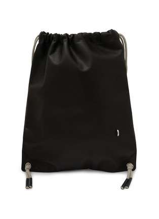 Main View - Click To Enlarge - RICK OWENS  - Leather Drawstring Backpack