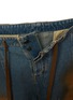 Detail View - Click To Enlarge - UMA WANG - Pigiama Erosion Medium Wash Denim Trousers