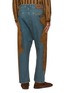 Back View - Click To Enlarge - UMA WANG - Pigiama Erosion Medium Wash Denim Trousers