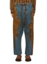 Main View - Click To Enlarge - UMA WANG - Pigiama Erosion Medium Wash Denim Trousers