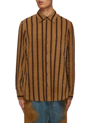 Main View - Click To Enlarge - UMA WANG - Striped Shirt