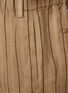  - UMA WANG - Pigiama Striped Linen Cotton Trousers