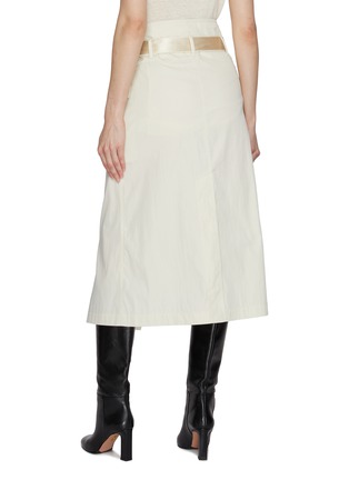 Back View - Click To Enlarge - HELMUT LANG - Asymmetric Hem Trench Skirt