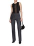 Figure View - Click To Enlarge - HELMUT LANG - Flap Pocket Utility Dark Washed Jeans