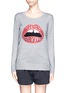 Main View - Click To Enlarge - MARKUS LUPFER - 'Lara lip' bejewelled wool sweater