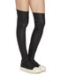 Figure View - Click To Enlarge - RICK OWENS  - Knee High Stocking  Sneakers