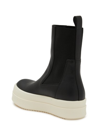  - RICK OWENS  - Mega Bumper Beatle Leather Platform Ankle Boots