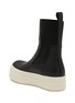  - RICK OWENS  - Mega Bumper Beatle Leather Platform Ankle Boots