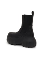 RICK OWENS | Platform Beatle Mega Tractor Leather Combat