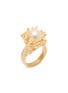 Main View - Click To Enlarge - CENTAURI LUCY - Neo-Romantic Mermaid 18K Gold Diamond Pearl Ring — HK 12