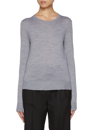 Main View - Click To Enlarge - THEORY - Long Sleeve Wool Sweater