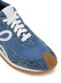 Detail View - Click To Enlarge - LOEWE - Flow Low Top Brushed Suede Sneakers