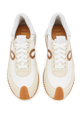 Detail View - Click To Enlarge - LOEWE - Flow Brushed Suede Women's Sneakers