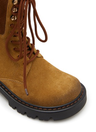 Detail View - Click To Enlarge - LOEWE - Sierra Suede Combat Boot