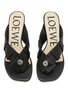 Detail View - Click To Enlarge - LOEWE - Toy Panta 45 Toe Post Leather Heel Sandals