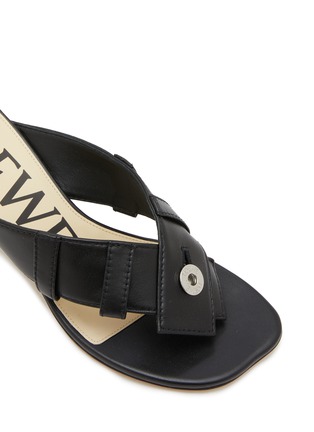 Detail View - Click To Enlarge - LOEWE - Toy Panta 45 Toe Post Leather Heel Sandals