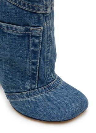 Detail View - Click To Enlarge - LOEWE - Toy 90 Medium Wash Denim Ankle Boots