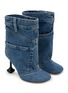 Figure View - Click To Enlarge - LOEWE - Toy 90 Medium Wash Denim Ankle Boots